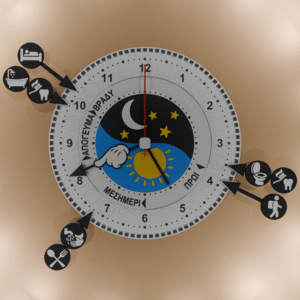 Παιδικό Ρολόι Δραστηριοτήτων - 12ωρο