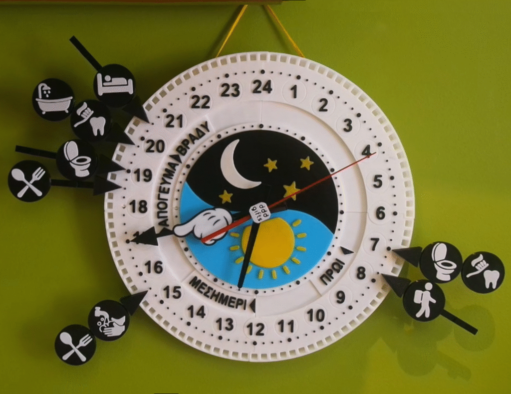 🕙 Παιδικό Ρολόι Δραστηριοτήτων