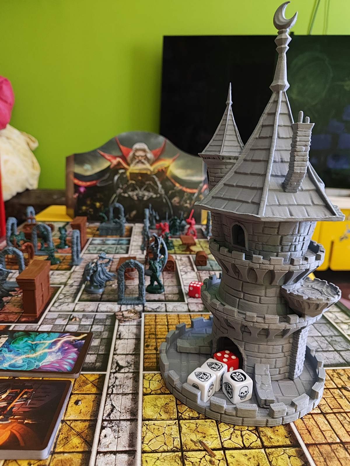 🎲 Wizards Dice Tower ~ Fantasy Dice Roller ~ Paint Ready