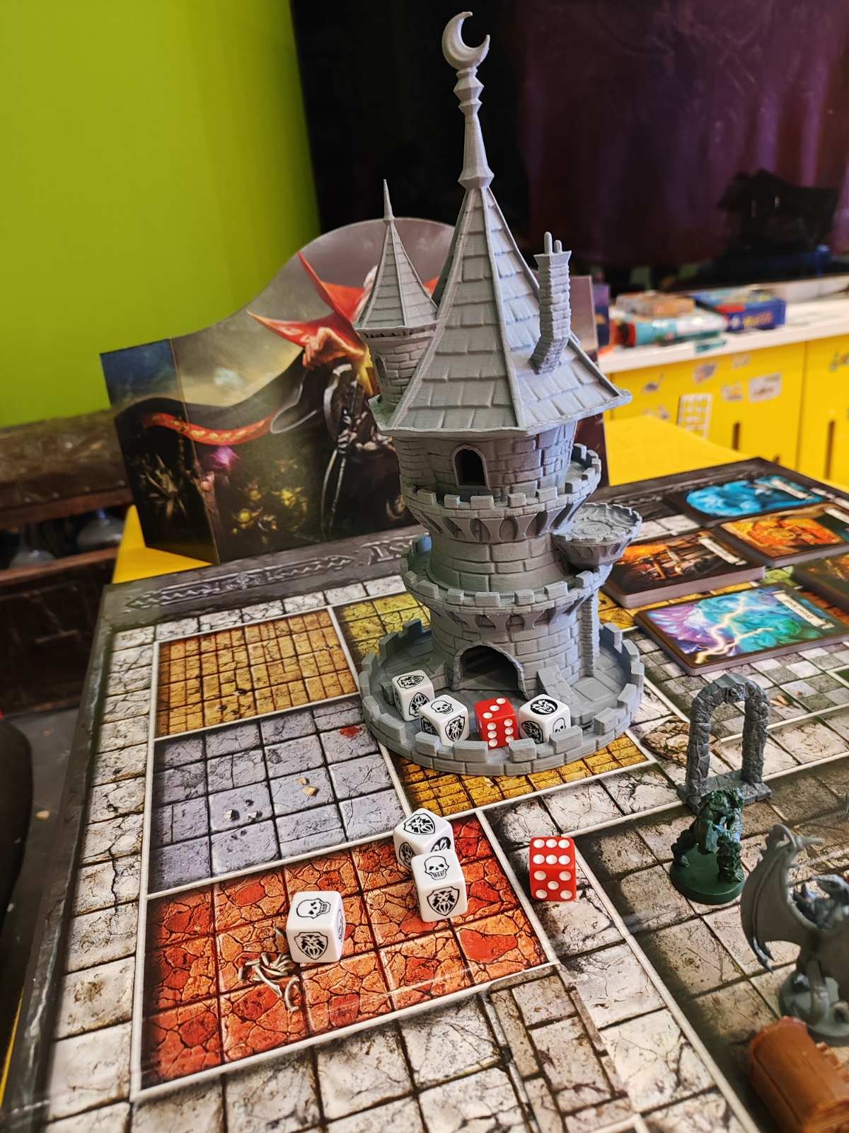 🎲 Wizards Dice Tower ~ Fantasy Dice Roller ~ Paint Ready - Image 6