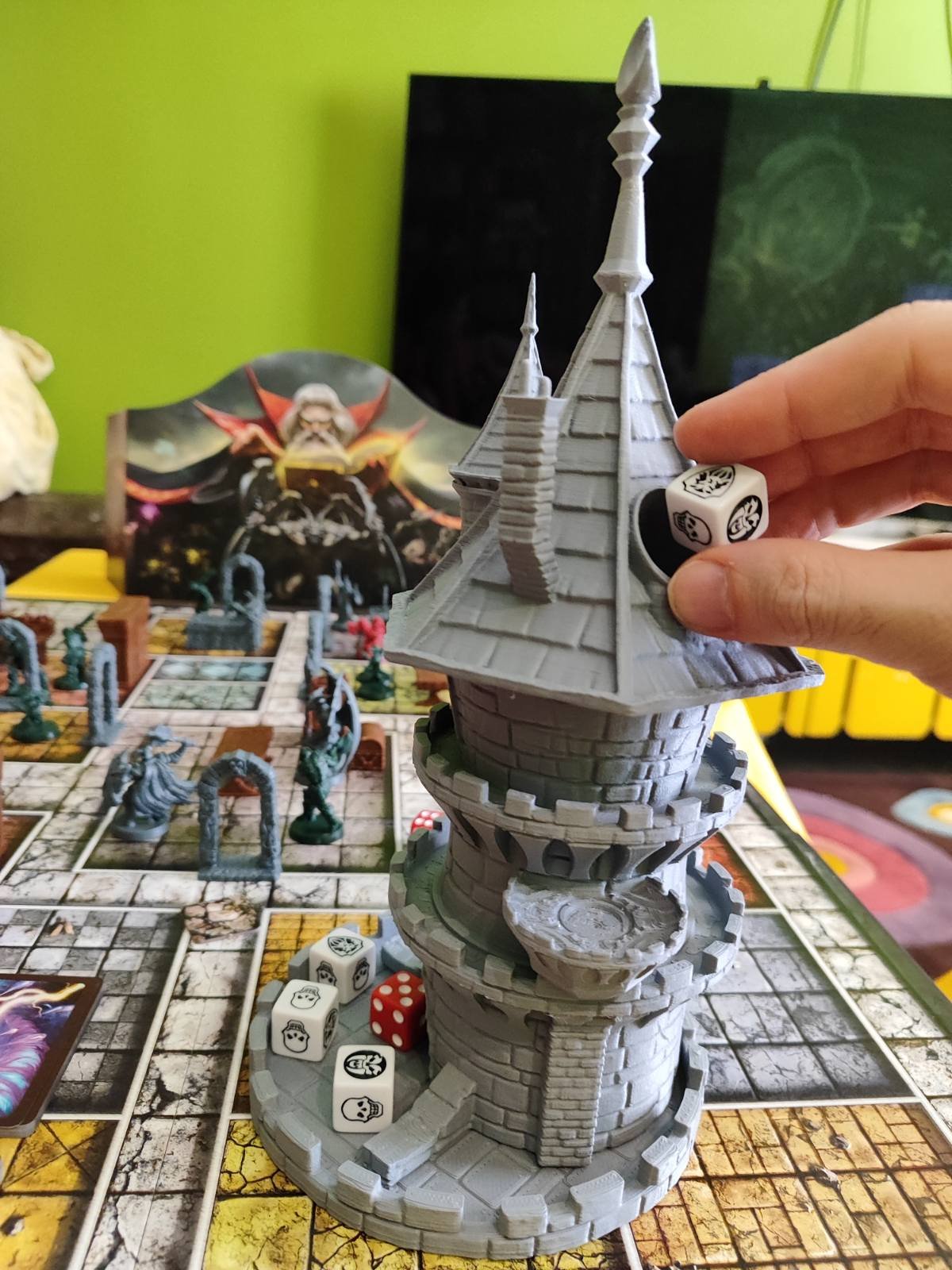 🎲 Wizards Dice Tower ~ Fantasy Dice Roller ~ Paint Ready - Image 4