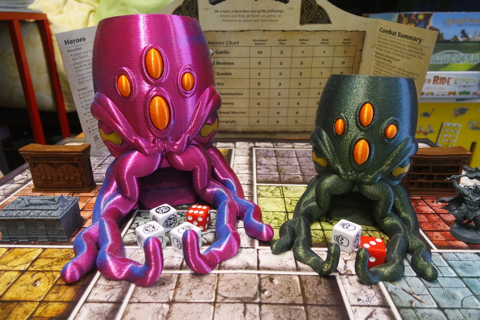 🎲 Cthulhu Dice Tower ~ Fantasy Dice Roller