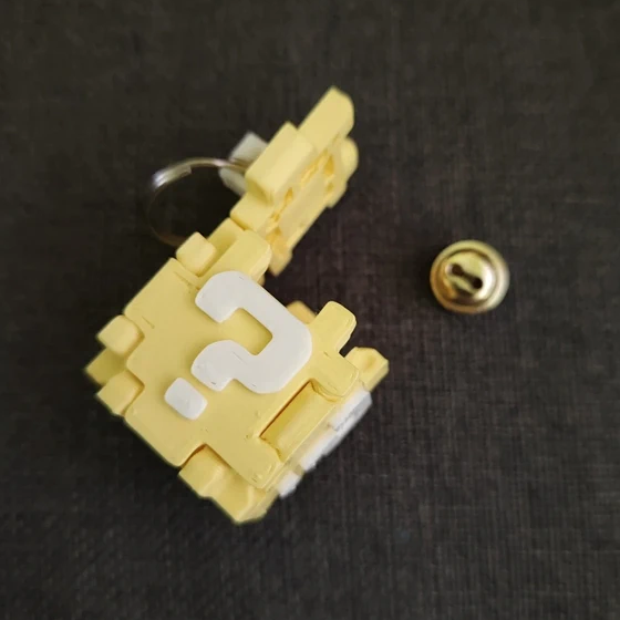 🎮 Μπρελόκ Super Mario Question Mark Block - Image 3